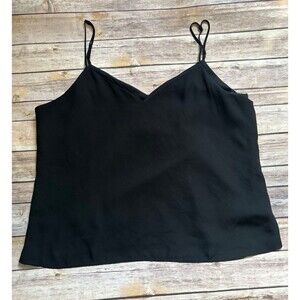 Women's Banana Republic Black V-neck Camisole Size XL